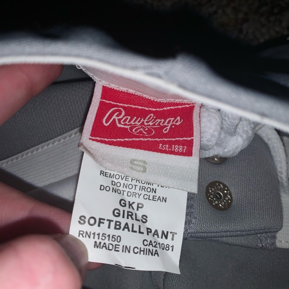 Little Girls Softball Pants - Picture 3 of 8